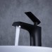 Beelee BL6780BH 12.4" Bathroom Faucet Sink Vessel Single Handle Lever Mixer Tap Painting Black Lavatory Faucets Tall Body - B06XRZRJDH